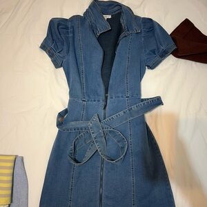 Denim Blue Short Dress